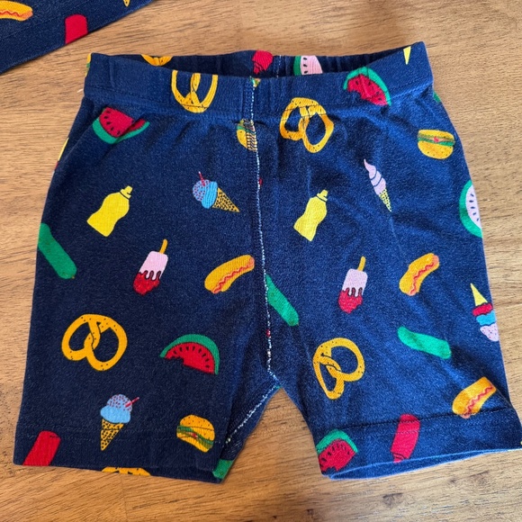 Hanna Andersson Summer Snacks Short John Pajamas - 6/7 - Picture 4 of 5